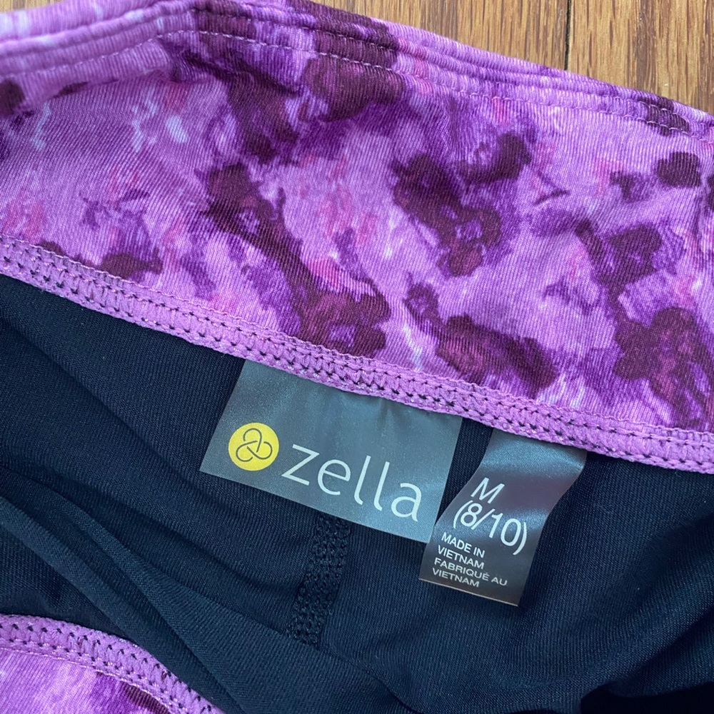 Zella Purple Tie-Dye Leggings